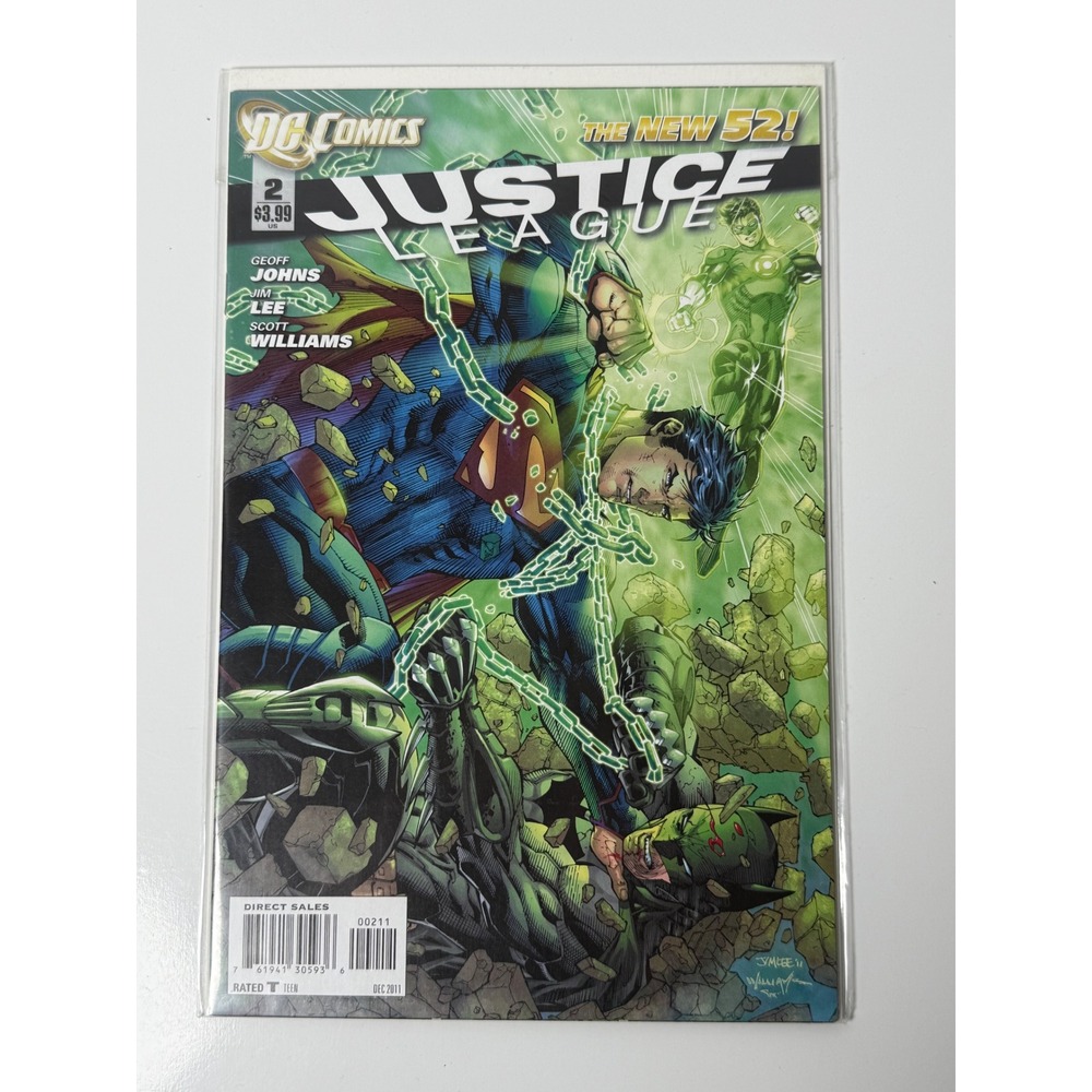 DC Comics Justice League 2 The New 52 Jim Lee Geoff Johns Superman Batman 2011